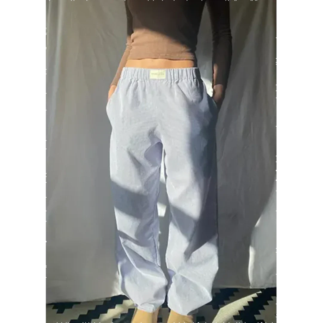 Luna Broek | Damesbroek met Wijde Pijpen en Comfortabele Pasvorm