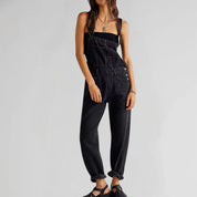 Urban Vibes Denim Jumpsuit | Getailleerde Denim tuinpak van Katoenmix voor Casual Vibes