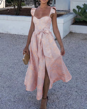 Azize | Bloemenjurk met Elegante Pasvorm en Tijdloze Stijl