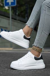 Witte Sneakers Dames met Dikke Zool en Comfortabel Demping voor Dagelijks Gebruik - Stella Vito