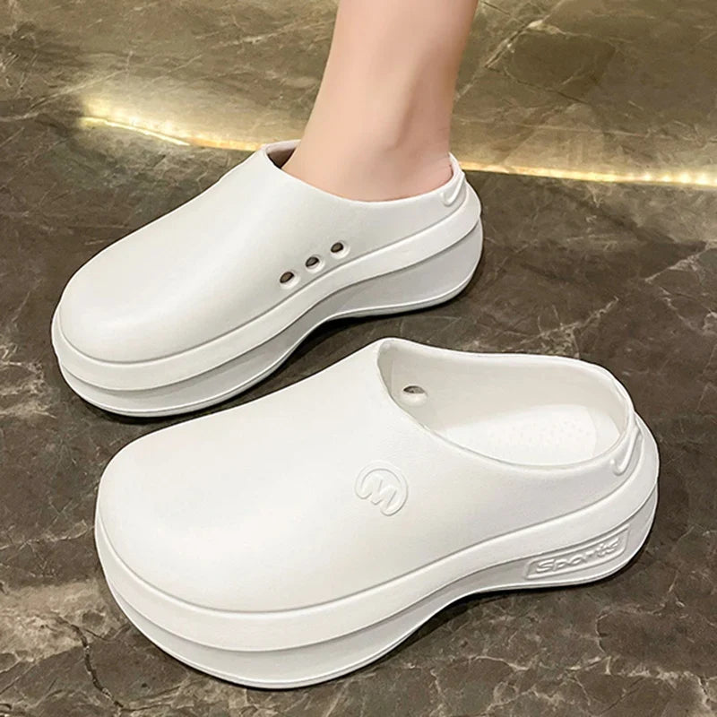 Adriana Slippers | Ademende Dames Slippers met Platformzool voor Zomer & Strand