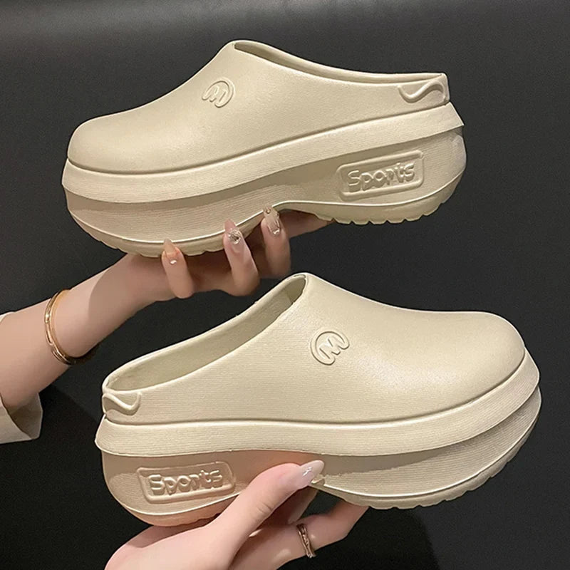 Adriana Slippers | Ademende Dames Slippers met Platformzool voor Zomer & Strand