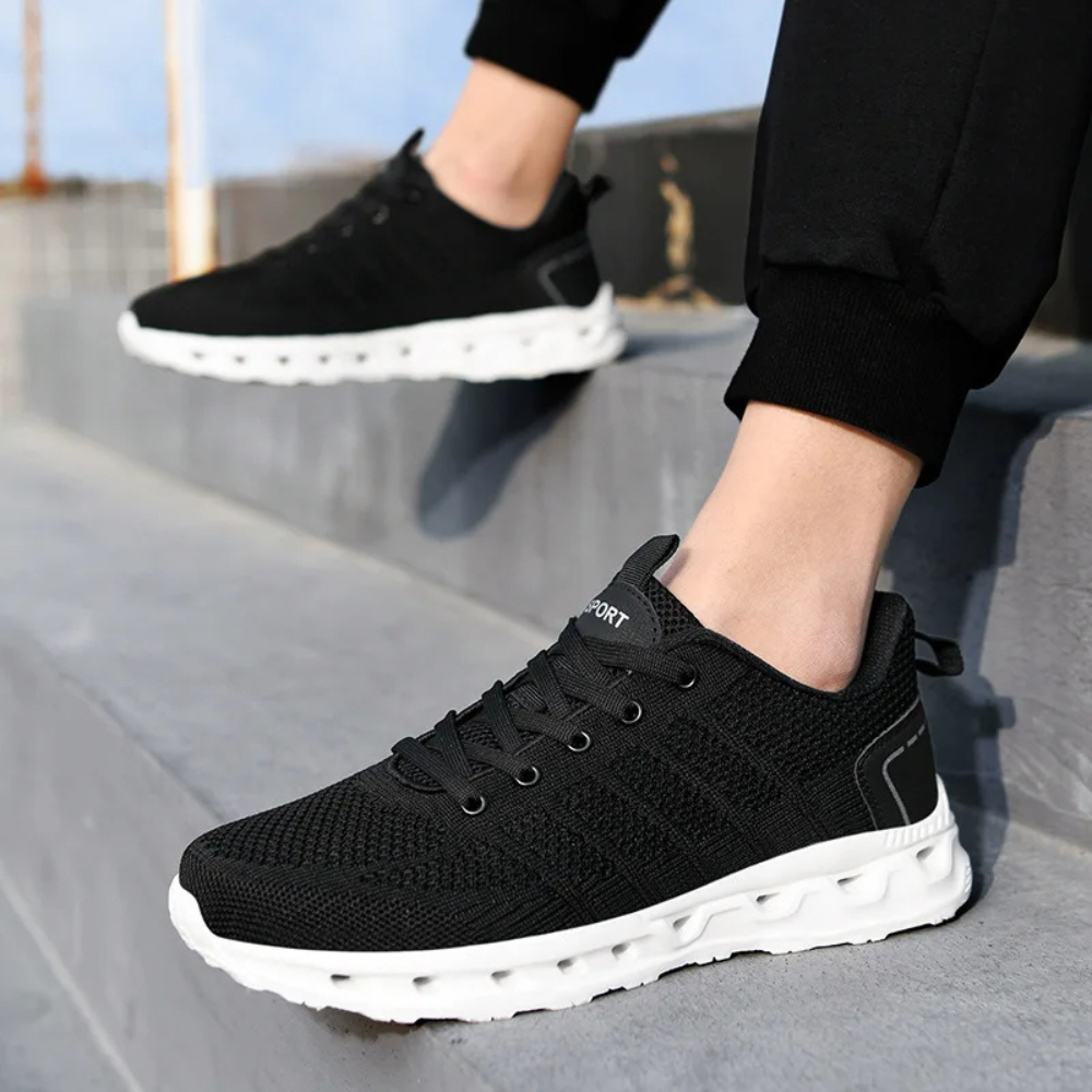 OrthoSport Hardloopschoenen | Lichtgewicht Herenschoenen met Schokabsorptie en Ademend Bovenwerk