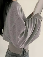 Alessia Trui | Casual Damestrui met Knoopdetail en Losse Pasvorm