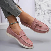 Delphine Loafers | Luxe Suède Loafers met Ondersteunende Zool en Perfecte Pasvorm