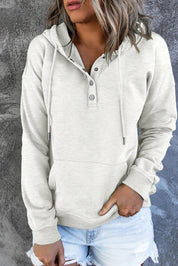 Luna Hoodie | Basic Dames Hoodie Trui met Comfortabele Pasvorm en Effen Design