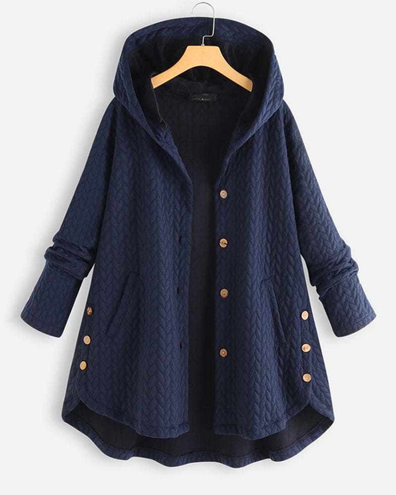 Abella Hoodie | Katoenen Damesjas met Capuchon en Trekkoord in Meerdere Kleuren