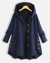 Abella Hoodie | Katoenen Damesjas met Capuchon en Trekkoord in Meerdere Kleuren