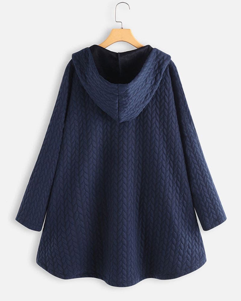 Abella Hoodie | Katoenen Damesjas met Capuchon en Trekkoord in Meerdere Kleuren