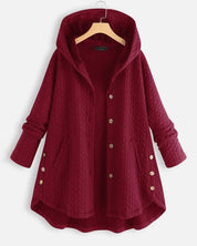 Abella Hoodie | Katoenen Damesjas met Capuchon en Trekkoord in Meerdere Kleuren