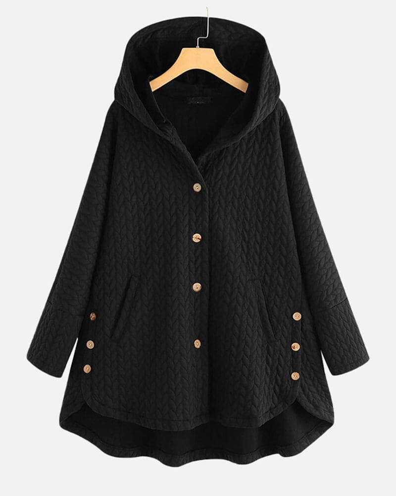 Abella Hoodie | Katoenen Damesjas met Capuchon en Trekkoord in Meerdere Kleuren