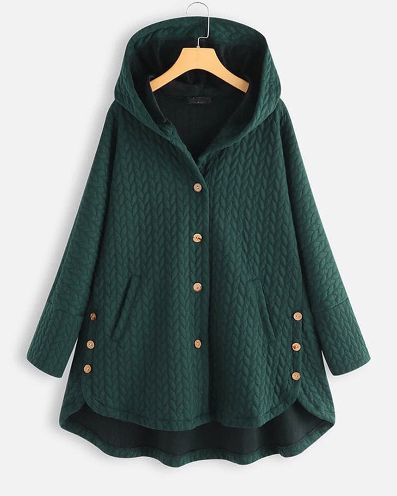 Abella Hoodie | Katoenen Damesjas met Capuchon en Trekkoord in Meerdere Kleuren