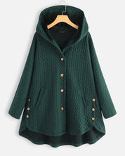 Abella Hoodie | Katoenen Damesjas met Capuchon en Trekkoord in Meerdere Kleuren