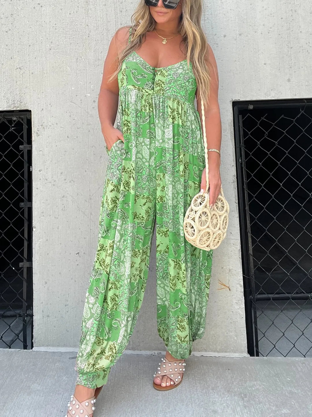 Giulia Jumpsuit | Zomerse Jumpsuit met Ademend Design en Verfijnde Details