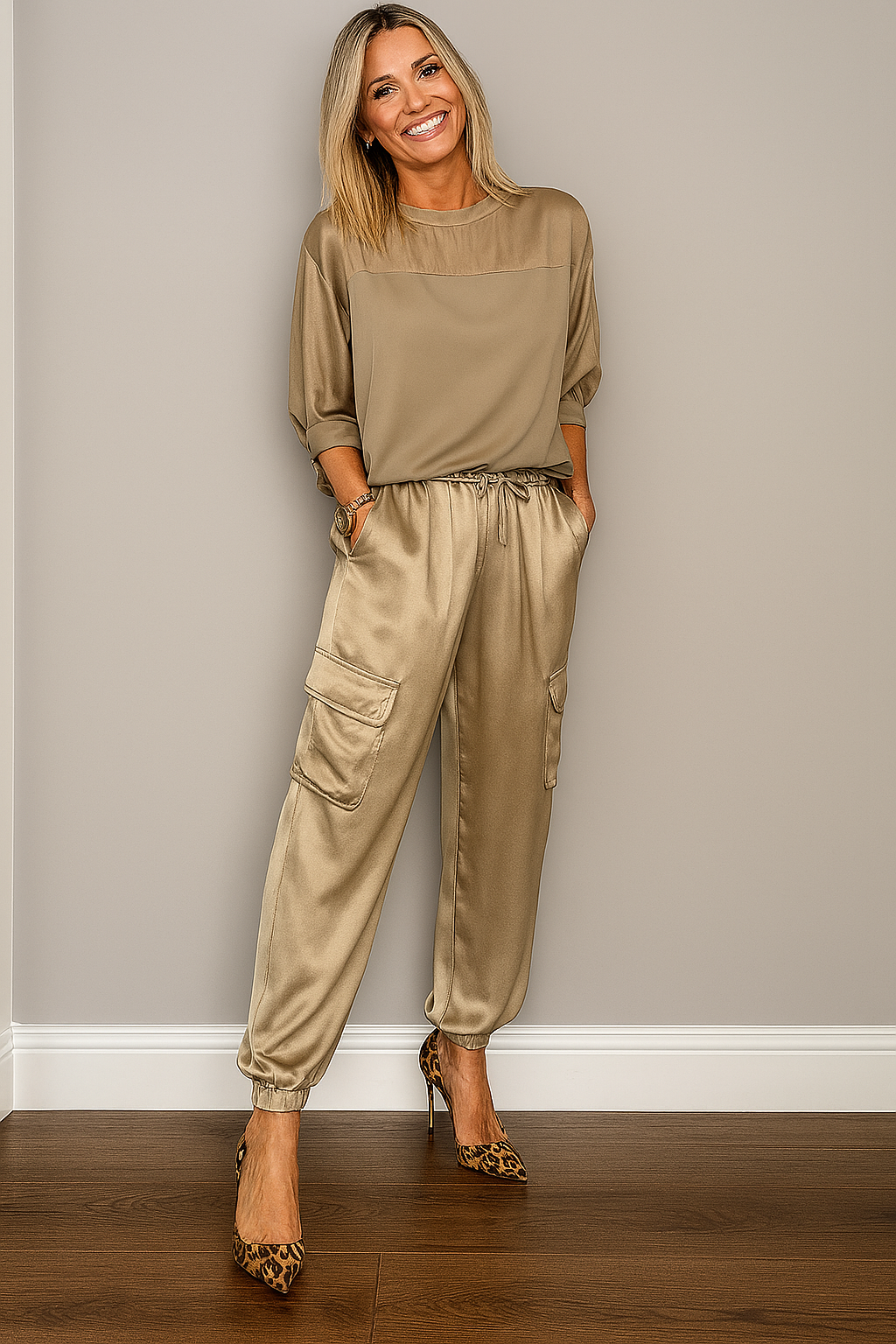 Amelia Set | Modieuze Kledingset van Biologisch Polyester met Comfortabele Pasvorm