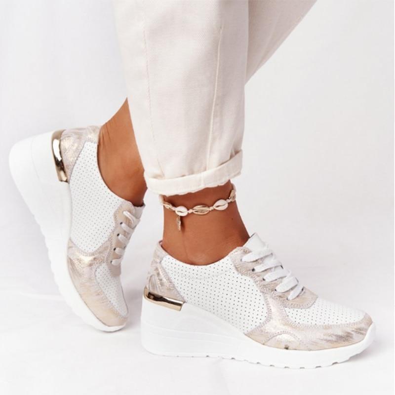 Sofia Sneakers voor dames | Comfortabele Trendy Sneakers met Ondersteuning voor Voeten en Gewrichten