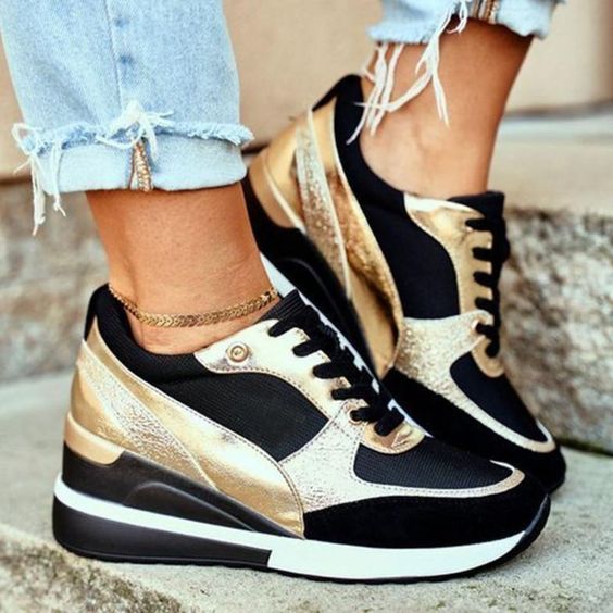 Sofia Sneakers voor dames | Comfortabele Trendy Sneakers met Ondersteuning voor Voeten en Gewrichten