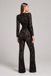 Jumpsuit dames - Verfijnd Ontwerp met Kant Details - Juliana Olivia