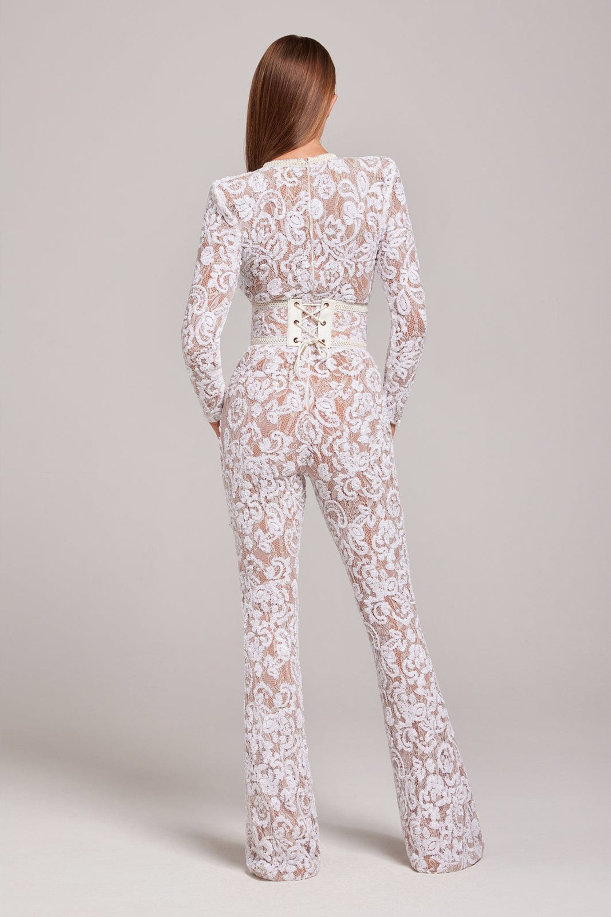 Jumpsuit dames - Verfijnd Ontwerp met Kant Details - Juliana Olivia