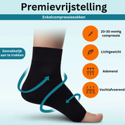 Livia Compressiekousen | Orthopedische Enkelsokken met Gerichte Steun en Pijnverlichting