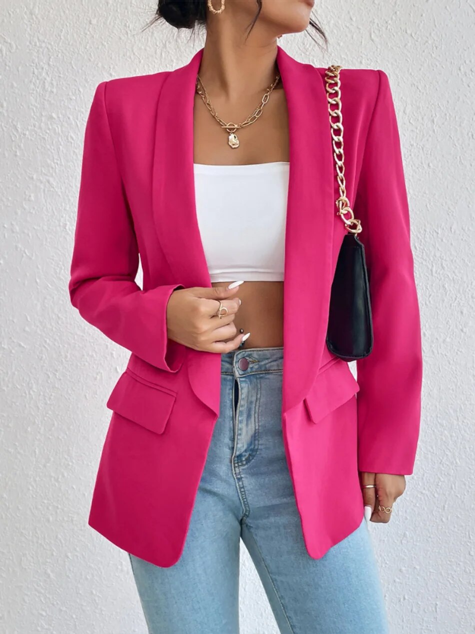 Anouk Blazer | Slim-Fit Damesblazer met Strakke Pasvorm in Meerdere Kleuren