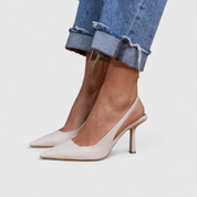 Dames Orthopedische Hakken met Puntige Neus, Slanke Stilettohak en Comfortabele Pasvorm - Zwart/Beige/Bruin