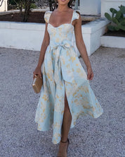 Azize | Bloemenjurk met Elegante Pasvorm en Tijdloze Stijl