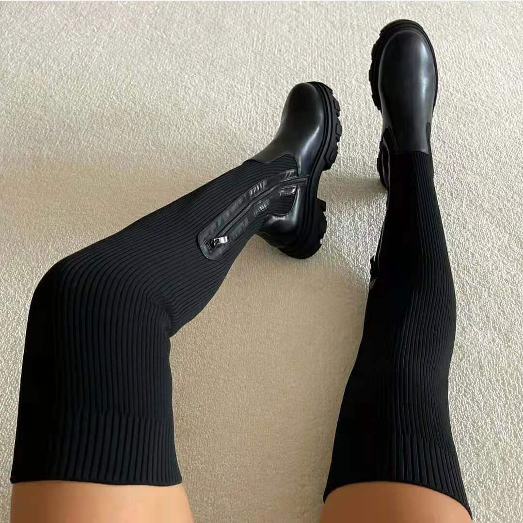 Ara™ Knee High Boots | Ultra-Elastische Hoge Laarzen voor Brede Kuiten en Maximaal Comfort