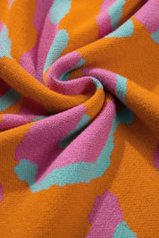 Luna Trui | Levendige Luipaardprint Colorblock Trui voor dames