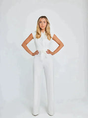 Giulia Jumpsuit | Chique Dames Jumpsuit met Wijde Pijpen en Elegante Pasvorm