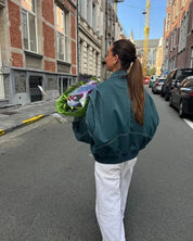 Aurora Rebel Lederen Jas | Stoere Oversized Leren Jas met Luxe Afwerking