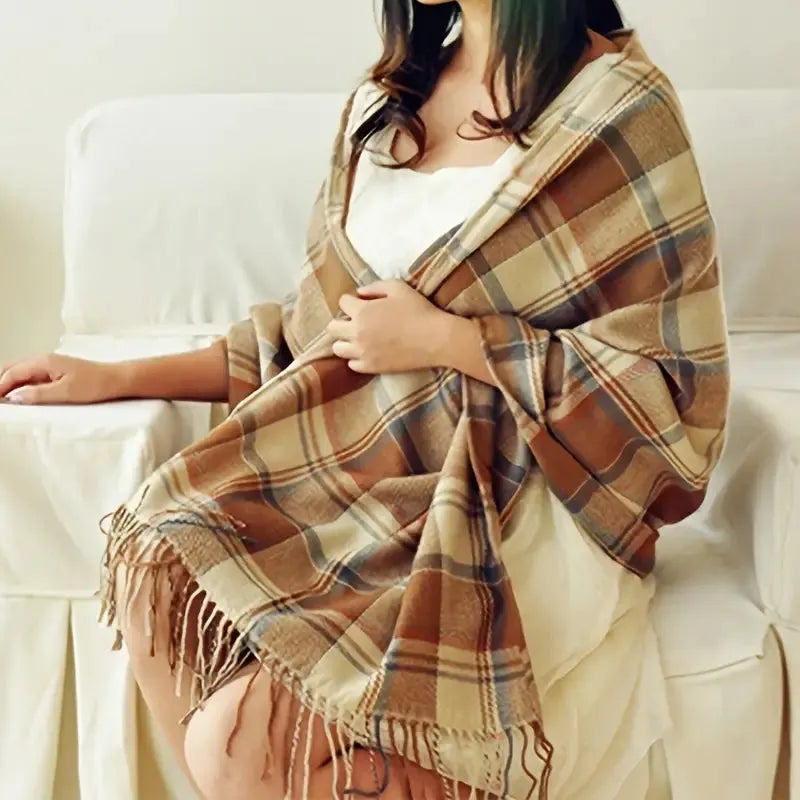 Giulia Kasjmier Sjaal Dames | Zachte & Warme Sjaal met Stijlvol Design