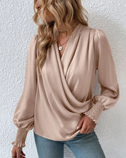 Belinda | Elegante Blouse met Lampionmouwen