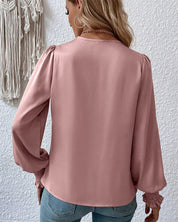 Belinda | Elegante Blouse met Lampionmouwen