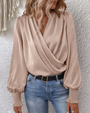 Belinda | Elegante Blouse met Lampionmouwen