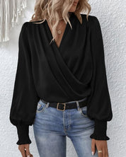 Belinda | Elegante Blouse met Lampionmouwen