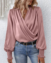 Belinda | Elegante Blouse met Lampionmouwen