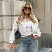 Bernice | Luxe Bomberjack met Tijdloze Elegant en Comfortabele Pasvorm