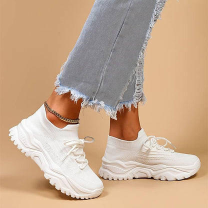Giulia Orthopedische Sneakers voor dames | Stretchy Comfortschoenen met Memory Foam en Voetboogondersteuning