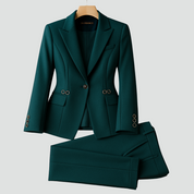 Broekpak Dames Zakelijk met Blazer en Pantalon, Getailleerd en Stijlvol - Alessia Ferrante