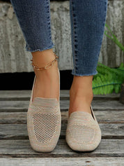 Alina Instappers | Ademend Mesh Slip-On Loafers met Flexibele Pasvorm voor Dames