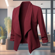 Camilla | Elegante Dunne Blazer met Slanke Pasvorm en Lange Mouwen
