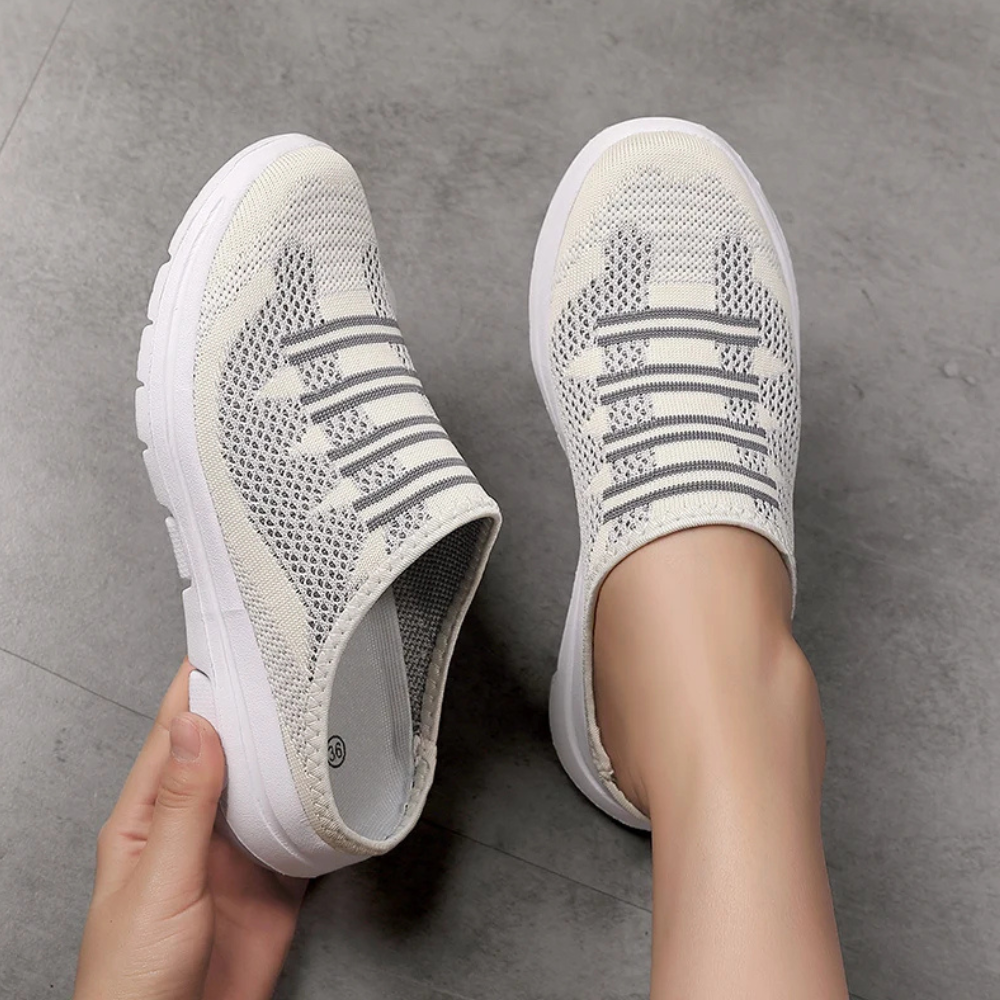 Giovanna Muiltjes | Orthopedische Dames Slip-Ons met Lichtgewicht Platform en Ademend Mesh