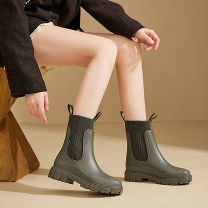 Fudus Regenlaarzen | 100% Waterdichte Dames Laarzen met Comfortzool