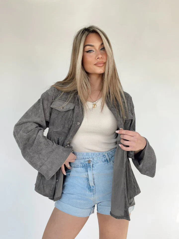 Annelotte | Ribfluwelen top