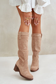 Camila Laarzen | Dameslaarzen met Blokhak en Tijdloos Design