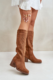 Camila Laarzen | Dameslaarzen met Blokhak en Tijdloos Design