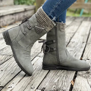 Giulia dames winterlaarzen – waterdichte boots met fleece voering & gripzool