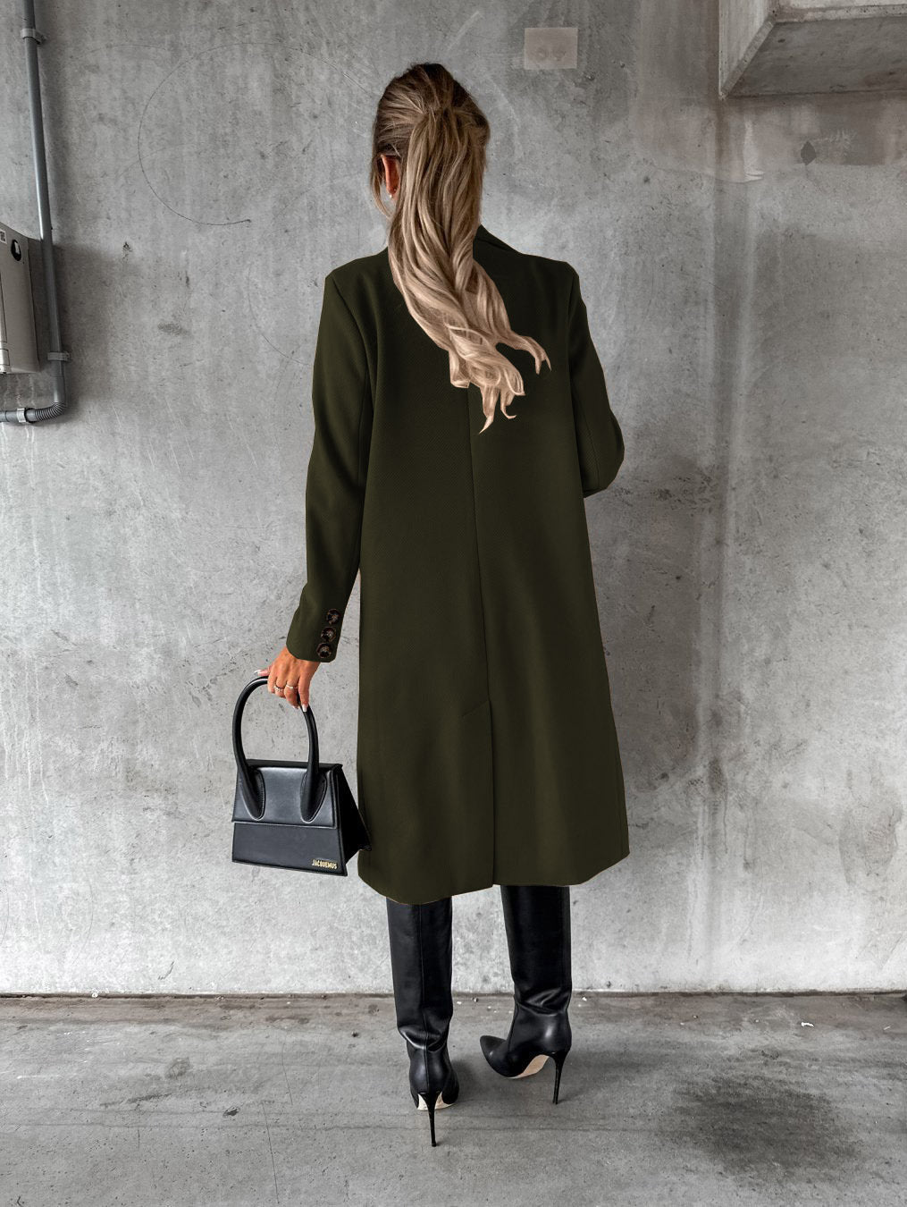 Aeris™ Winter Trenchcoat | Warme Damesjas met Reverskraag in Klassiek Design