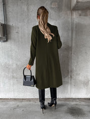 Aeris™ Winter Trenchcoat | Warme Damesjas met Reverskraag in Klassiek Design